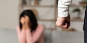 Woman in abusive relationship with her husband