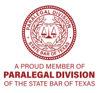 A proud member of Paralegal Division of the State Bar of Texas